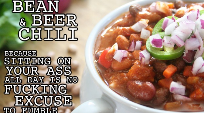 Thug Kitchen: Bean & Beer Chili